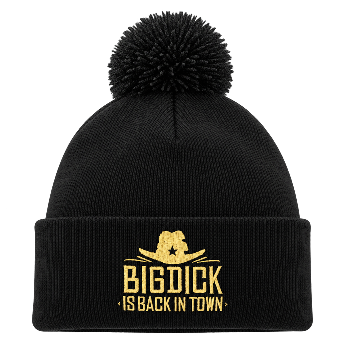 Detaljvy av Big Dick Is Back In Town på person