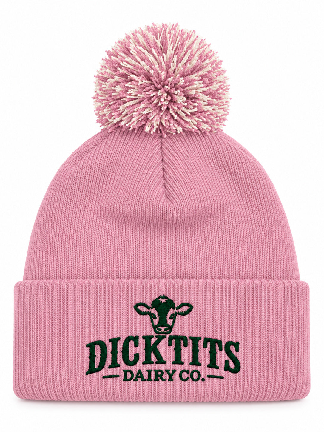 Detaljvy av Dicktits Dairy Co. på person