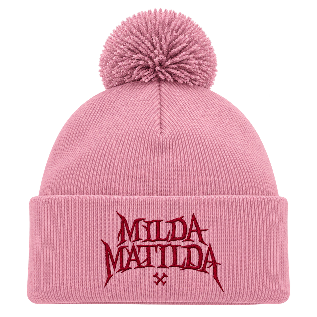 Detaljvy av Milda Matilda på person