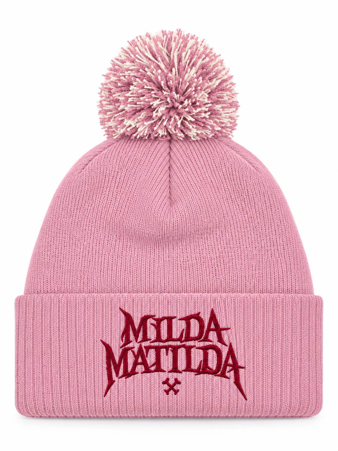 Detaljvy av Milda Matilda på person