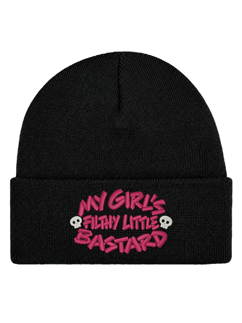 My Girl’s Filthy Little Bastard – Svart Hatitude Cuffed Beanie