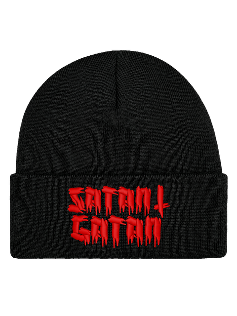 Satan i gatan – Hatitude Cuffed Beanie – Svart – produktbild