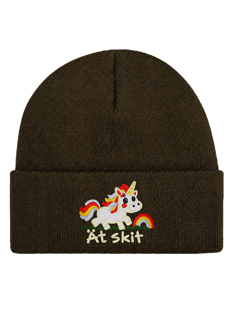 Ät skit – Hatitude Cuffed Beanie – Brun – produktbild