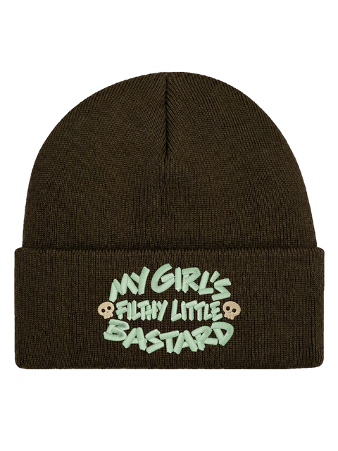 My Girl’s Filthy Little Bastard – Brun Hatitude Cuffed Beanie