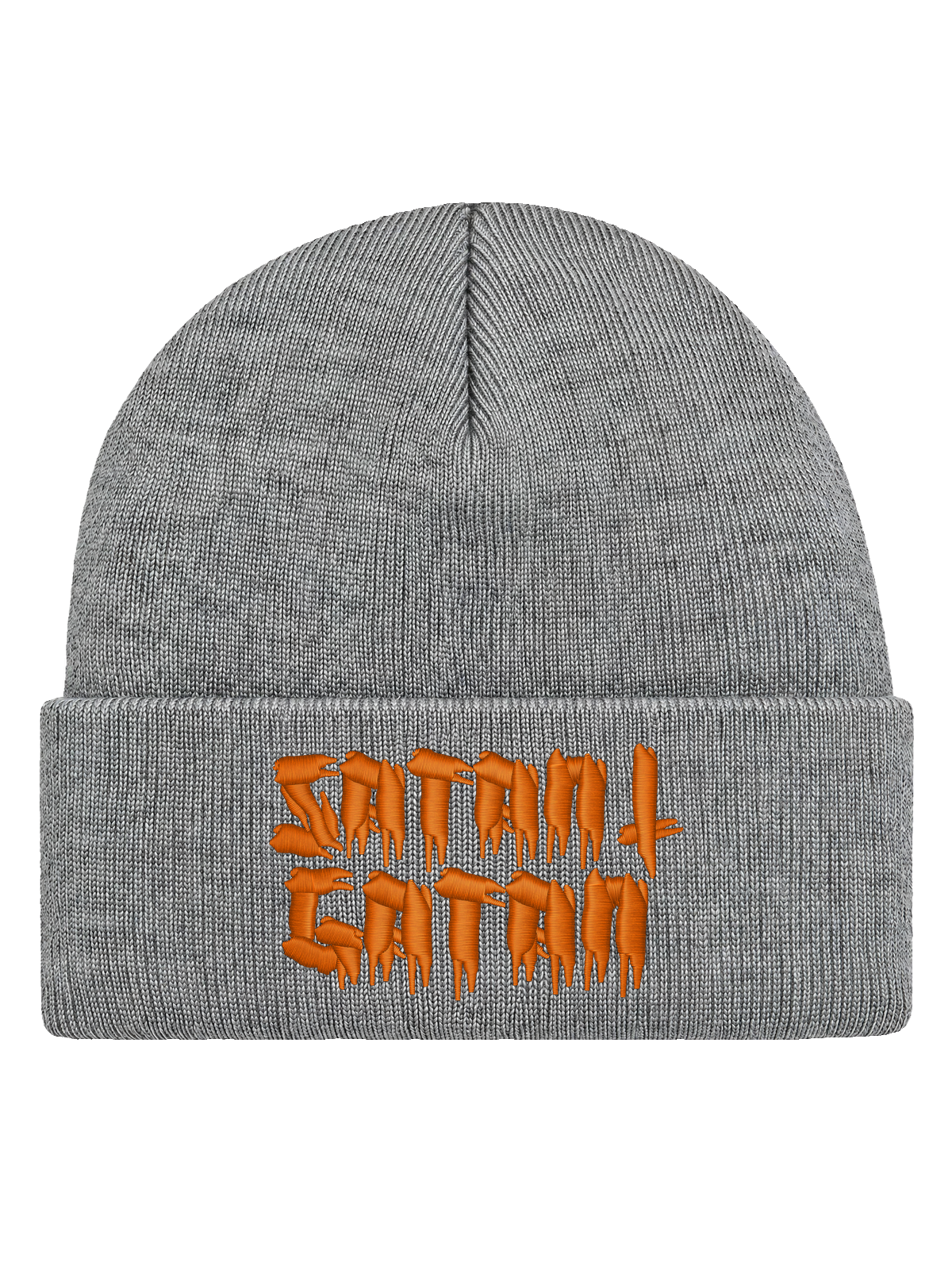 Satan i gatan – Hatitude Cuffed Beanie – Heather Grey – produktbild