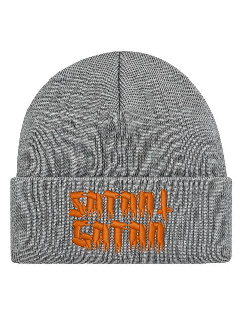 Satan i gatan – Hatitude Cuffed Beanie – Heather Grey – produktbild