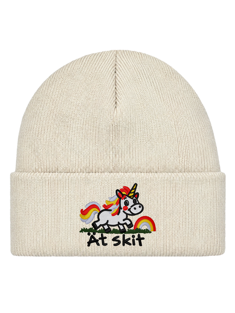 Ät skit – Hatitude Cuffed Beanie – Off-white – produktbild