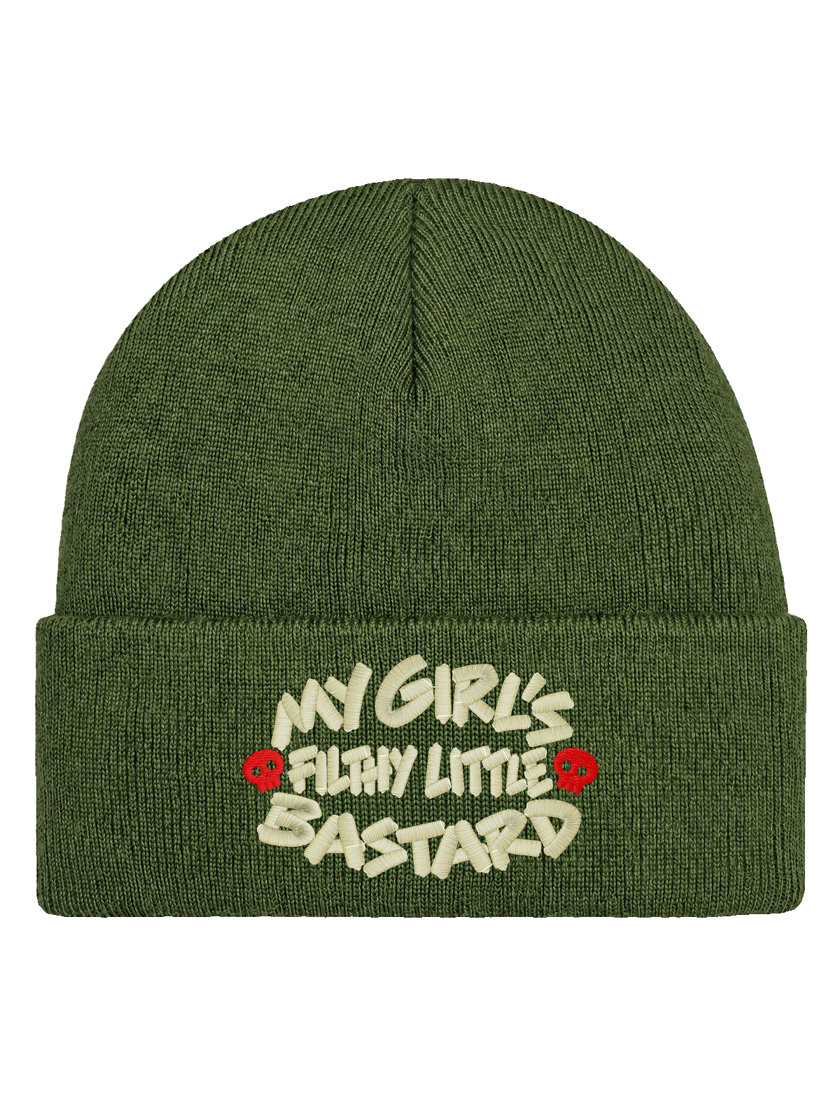 My Girl’s Filthy Little Bastard – Oliv Hatitude Cuffed Beanie