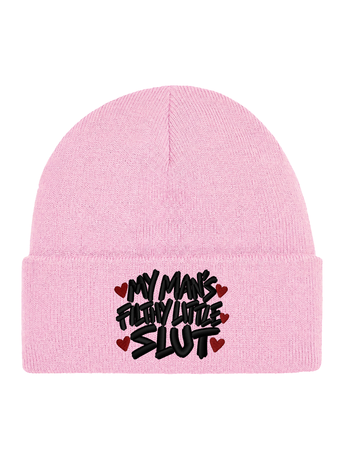 My Man’s Filthy Little Slut – Rosa Hatitude Cuffed Beanie