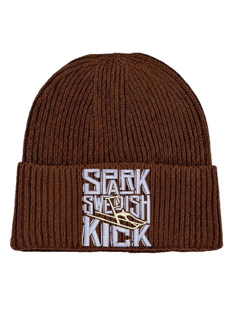Spark – Swedish Kick – Valnöt Hatitude Oversized Cuffed Beanie