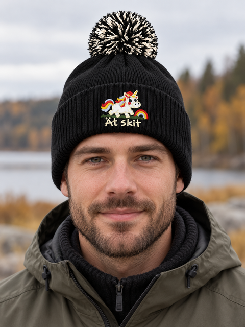 Ät skit – Hatitude Snowstar Svart på modell