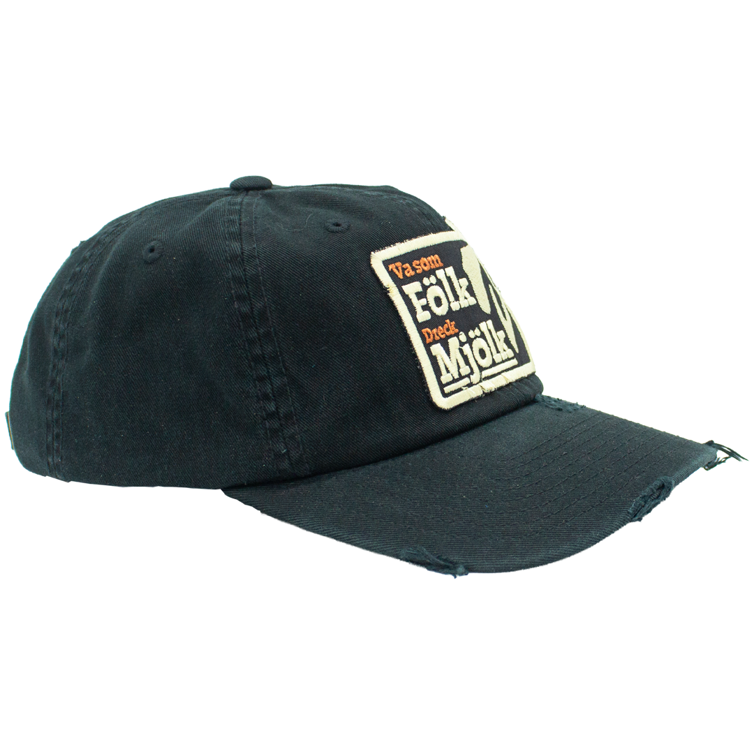 Distressed Dad Cap - Va som fölk dreck mjölk