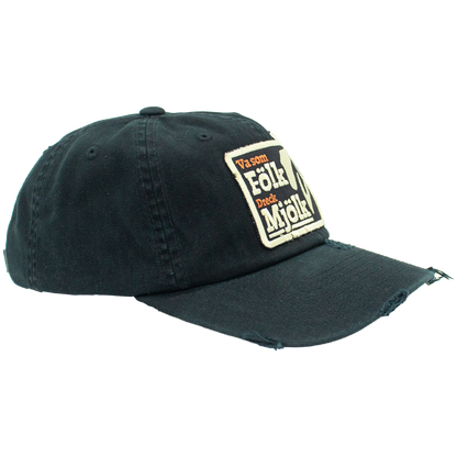 Distressed Dad Cap - Va som fölk dreck mjölk