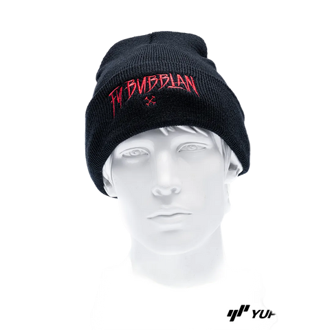 Beanie Fy bubblan [röd brodyr]