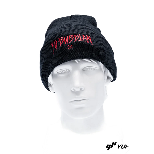 Beanie Fy bubblan [röd brodyr]
