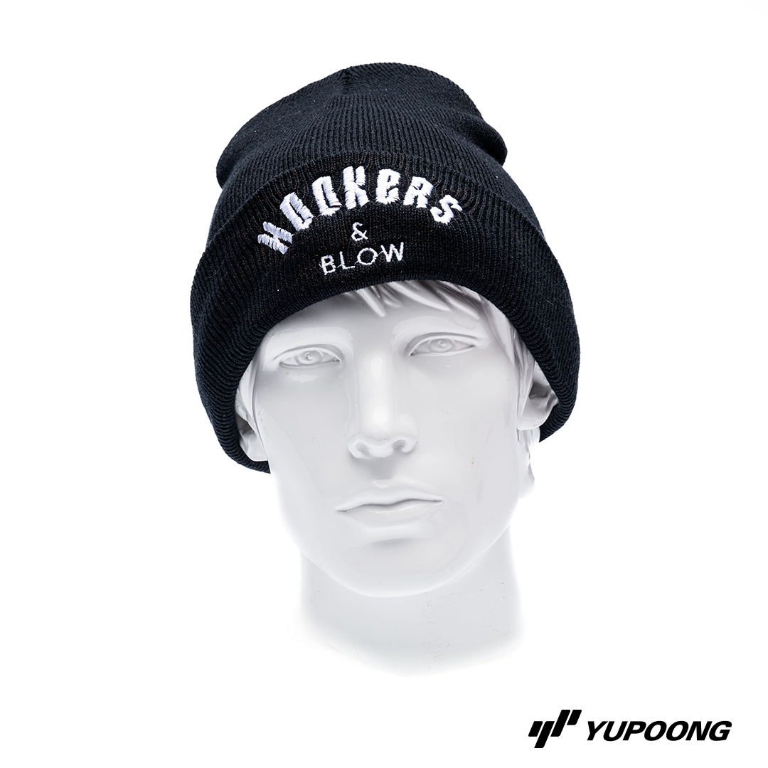 Beanie Träskor Hookers & Blow [vit brodyr]