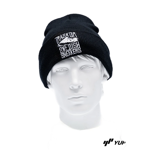 Beanie Träskor Swedish Sneakers [vit brodyr]