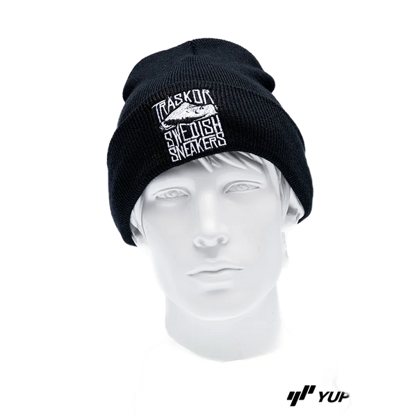 Beanie Träskor Swedish Sneakers [vit brodyr]