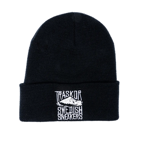 Beanie Träskor Swedish Sneakers [vit brodyr]