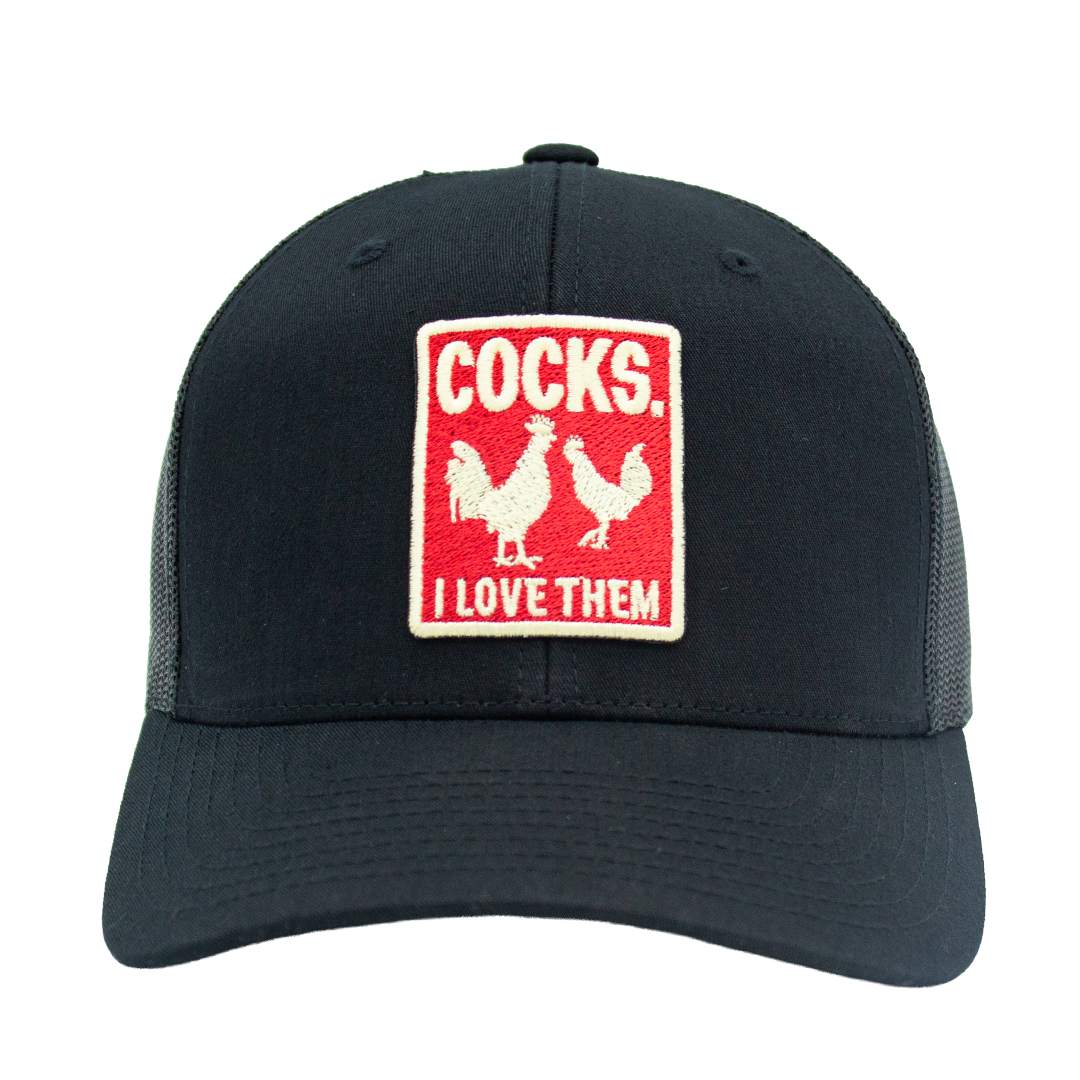 Retro Trucker - Cocks. I love them [patch]