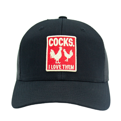 Retro Trucker - Cocks. I love them [patch]