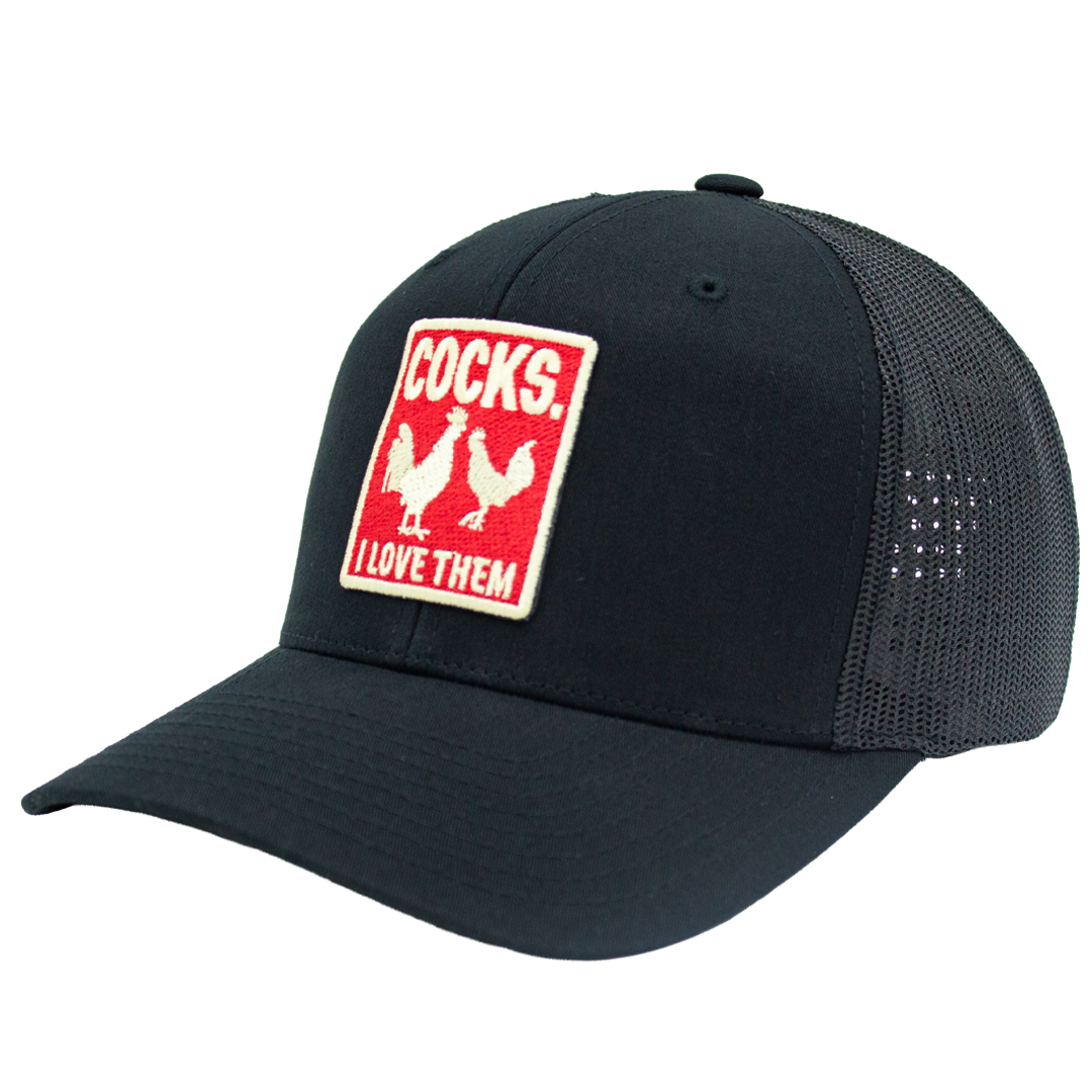 Retro Trucker - Cocks. I love them [patch]