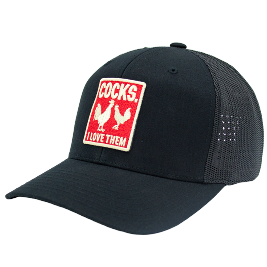 Retro Trucker - Cocks. I love them [patch]