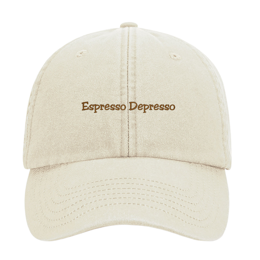 Dad Cap – Espresso Depresso
