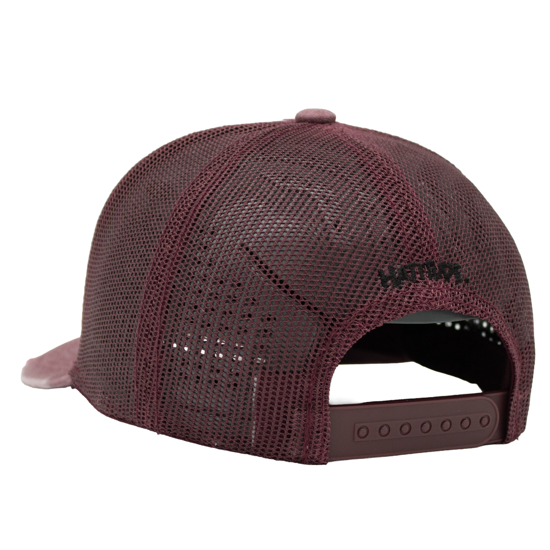 Dra åt helvete rosa Apex Trucker Split bakifrån