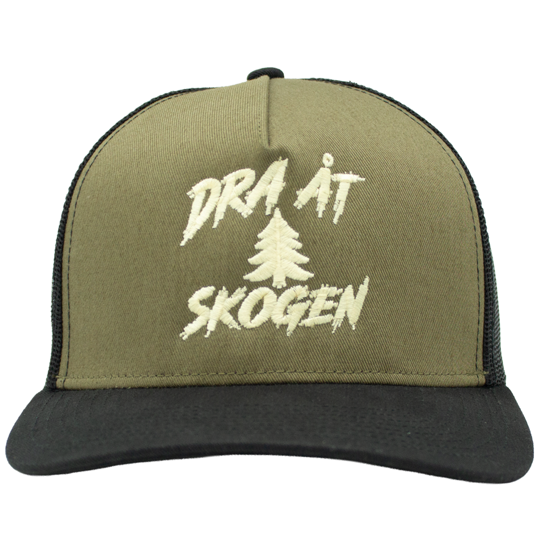 Dra åt skogen Apex Trucker Split framifrån