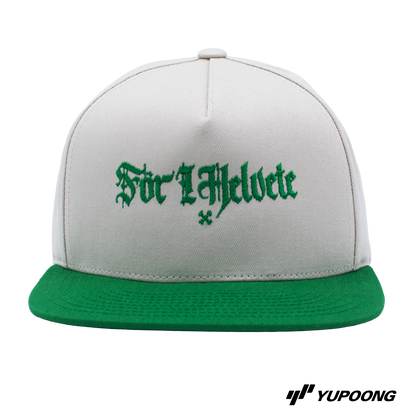 Snapback För i helvete [grön brodyr]