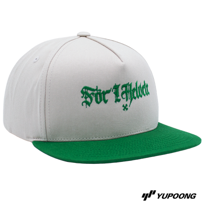 Snapback För i helvete [grön brodyr]