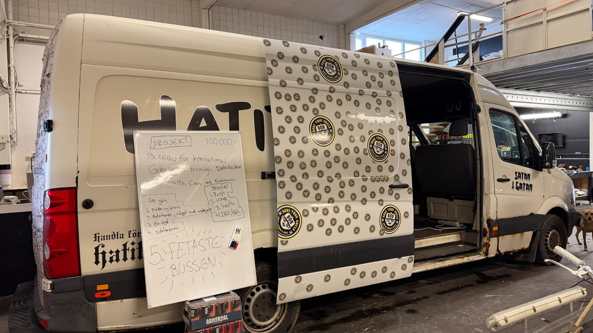 Hatitudes verkliga Volkswagen Crafter 2008 före ombyggnaden.