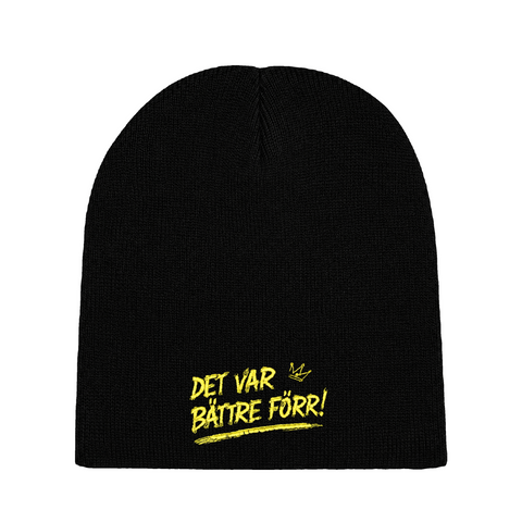 Det var bättre förr! – Beanie – produktbild på vit bakgrund