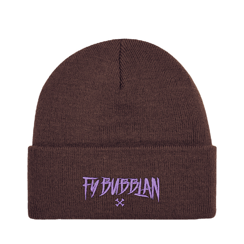 Fy bubblan – Cuffed Beanie – produktbild på vit bakgrund