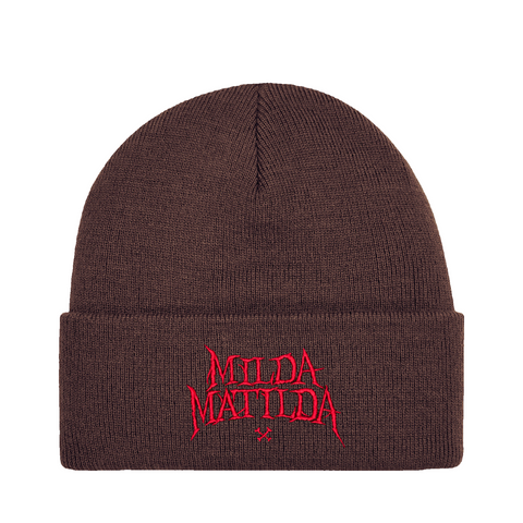 Milda Matilda – Cuffed Beanie – produktbild på vit bakgrund