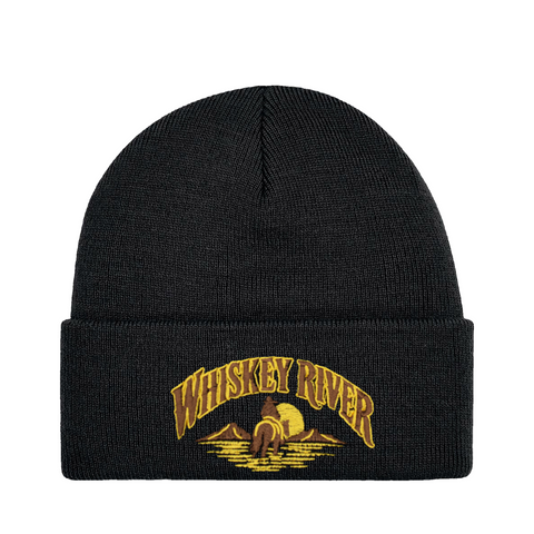 Whiskey River – Cuffed Beanie – produktbild på vit bakgrund