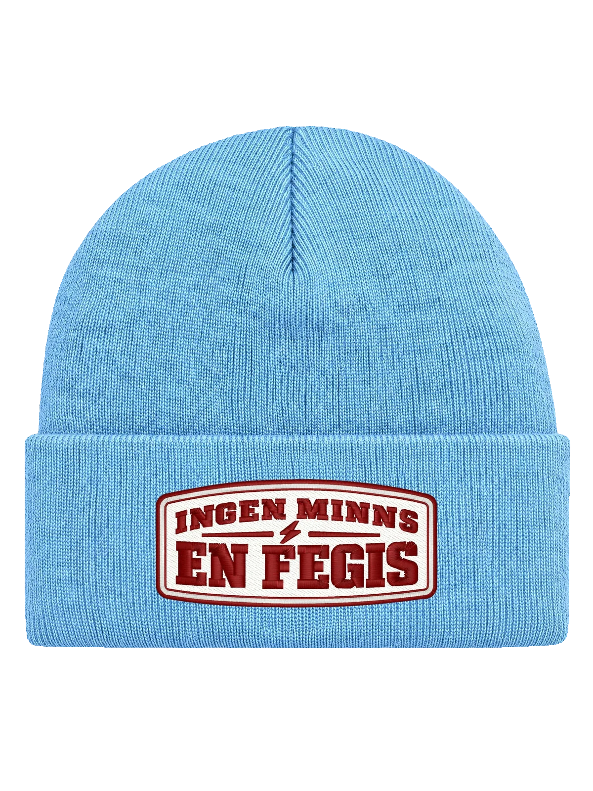 Ingen minns en fegis – Baby Blue HCB, brodyr 10,5 × 4,79 cm