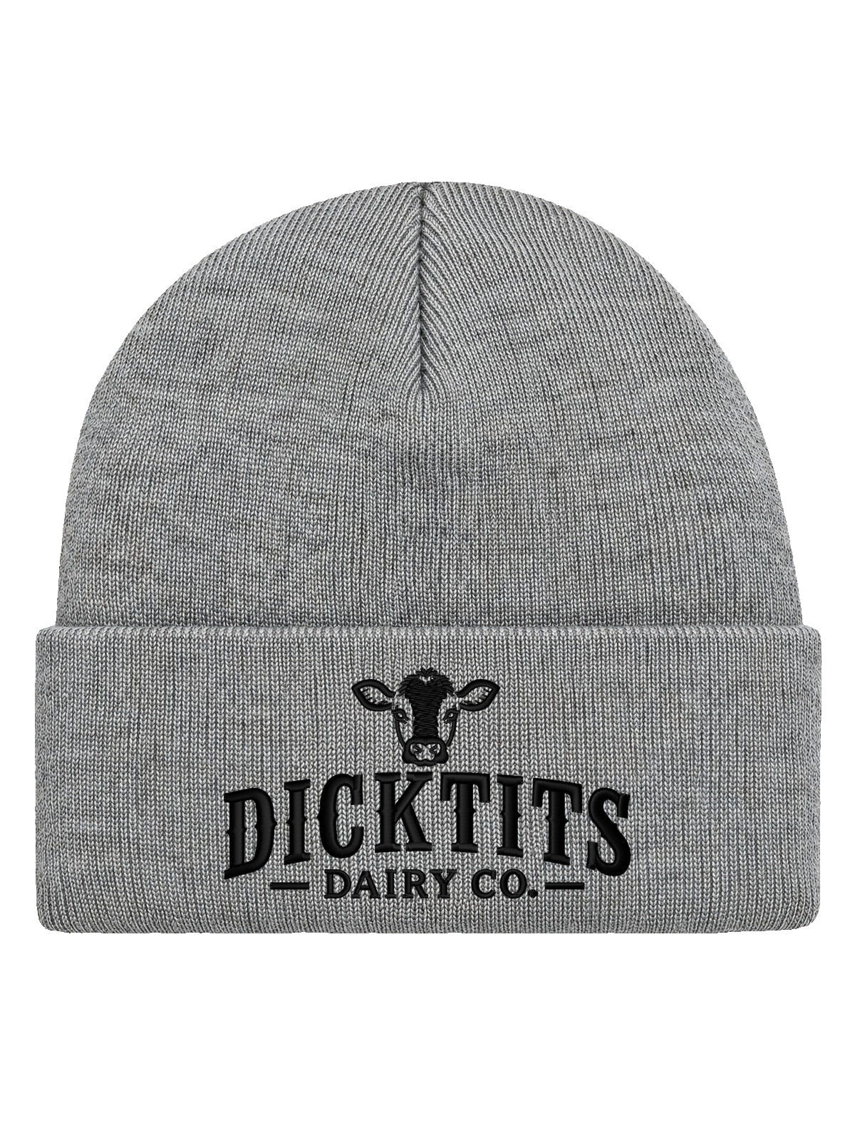 Dicktits Dairy Co. – Heather Grey, HCB, produktbild, brodyr 10,52 × 6 cm