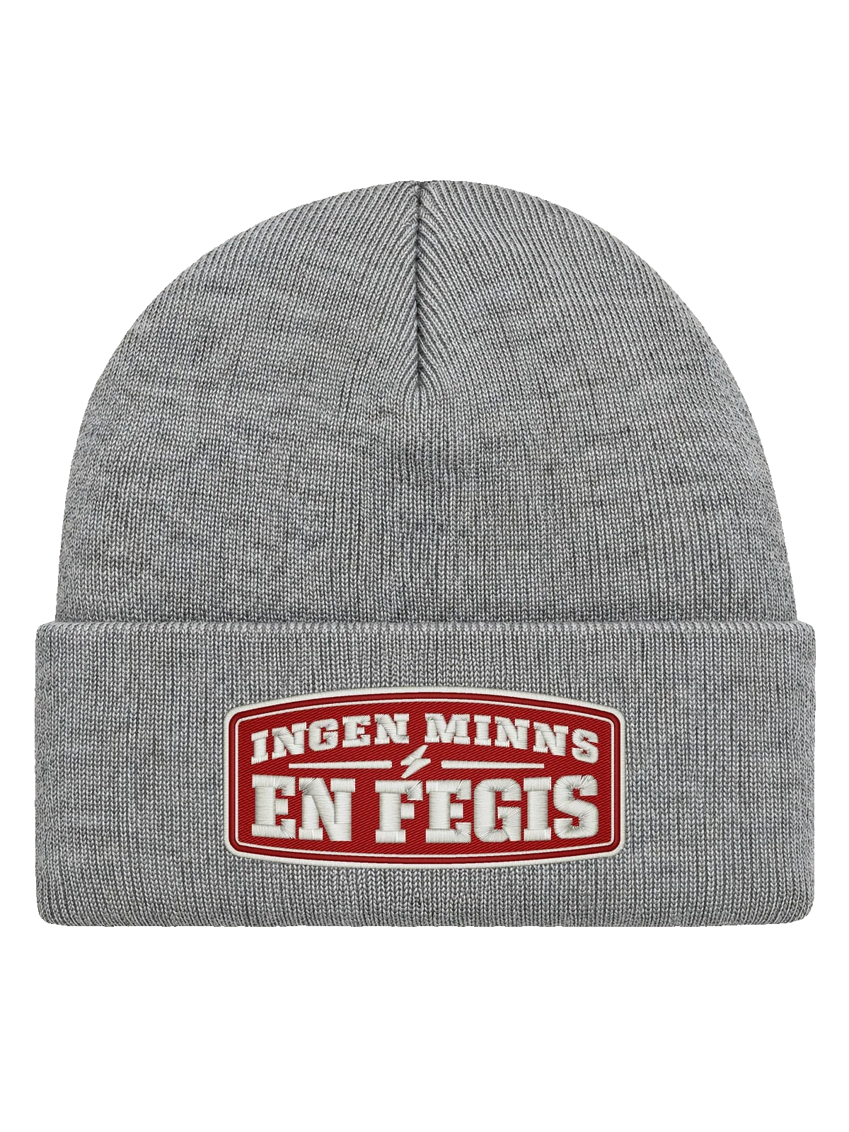 Ingen minns en fegis – Heather Grey HCB, brodyr 10,5 × 4,79 cm