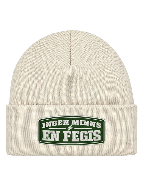 Ingen minns en fegis – Offwhite HCB, brodyr 10,5 × 4,79 cm