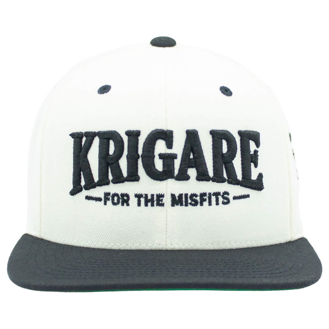 KRIGARE FOR THE MISFITS puffbrodyr på natural snapback från Hatitude