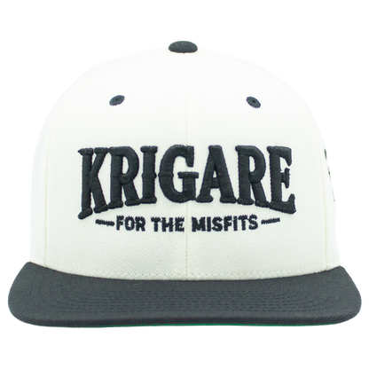 KRIGARE FOR THE MISFITS puffbrodyr på natural snapback från Hatitude