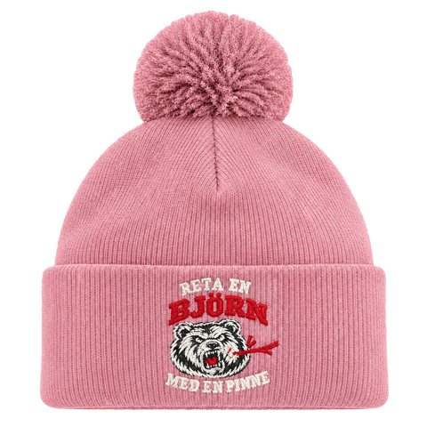 Hatitude Snowstar – peta en bjorn med en pinne, framsida