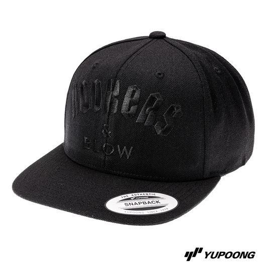 Snapback Hookers & Blow [svart brodyr]