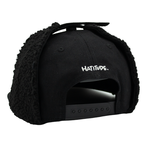 Spark Swedish Kick – svart Apex Snapback, bakifrån