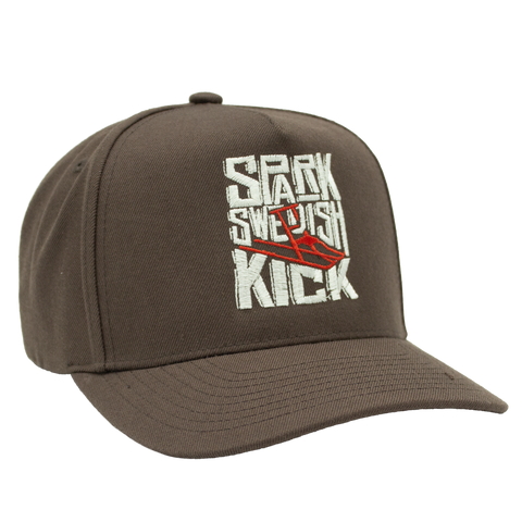 Spark – Swedish Kick brun Mitchell & Ness Original A-Frame sedd från höger