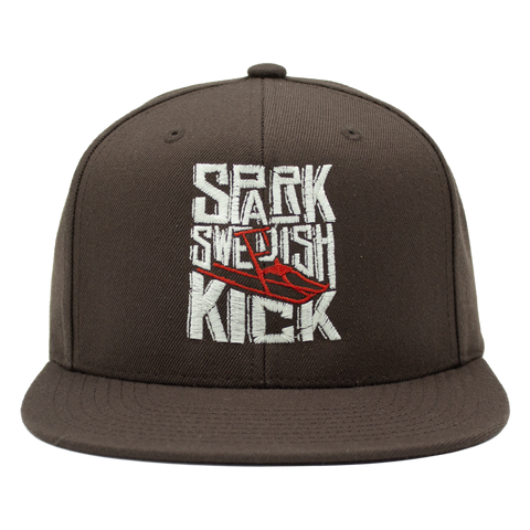 Spark – Swedish Kick brun Mitchell & Ness Original Snapback framifrån