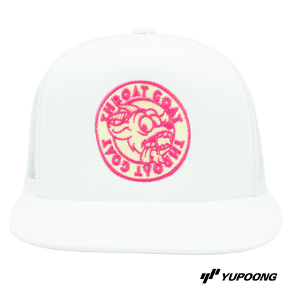 Trucker Throat Goat [off-white/rosa brodyr]