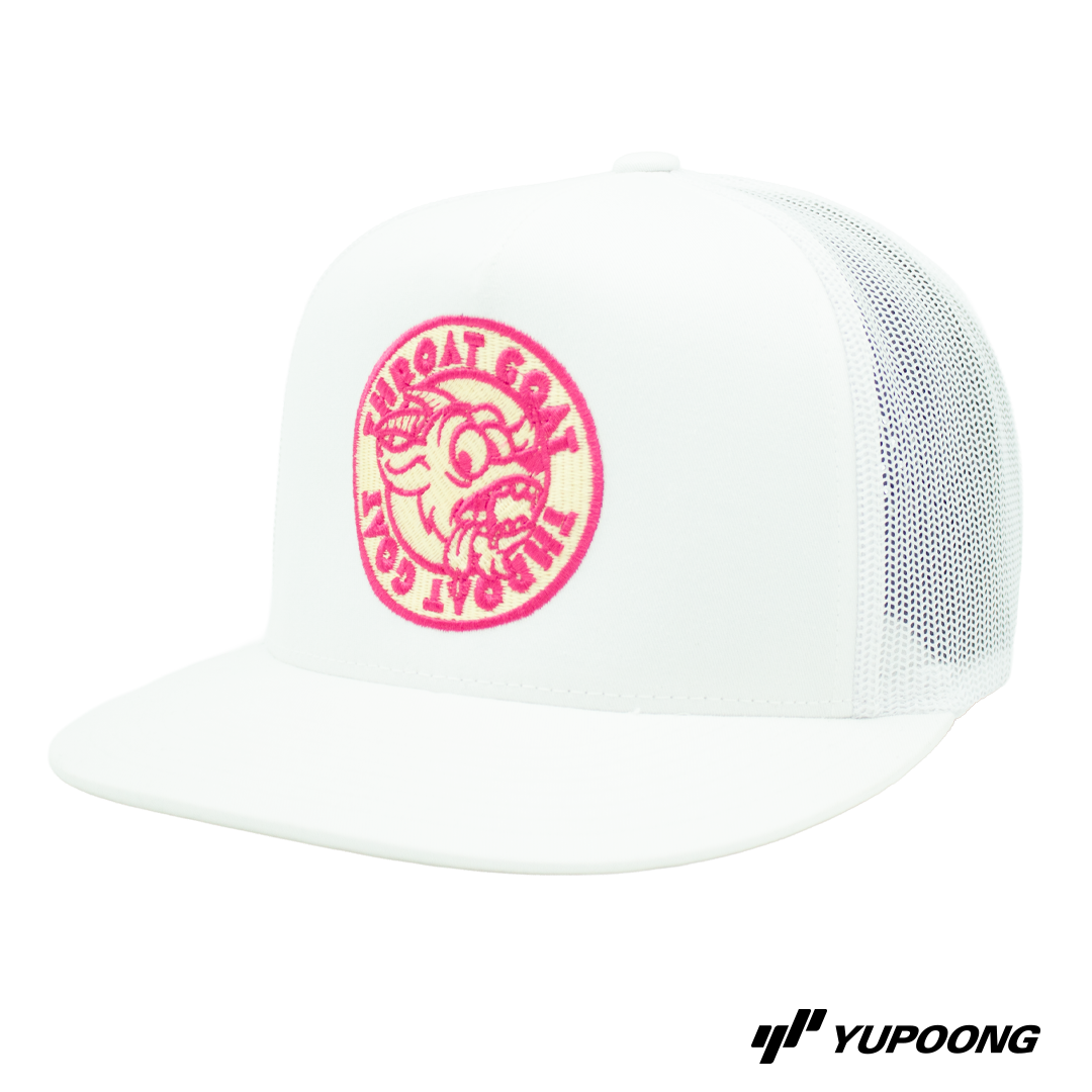 Trucker Throat Goat [off-white/rosa brodyr]
